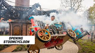 Nu OPEN! 💨 De Stoomcycloon in Drievliet! Eerste beelden + werking attractie 