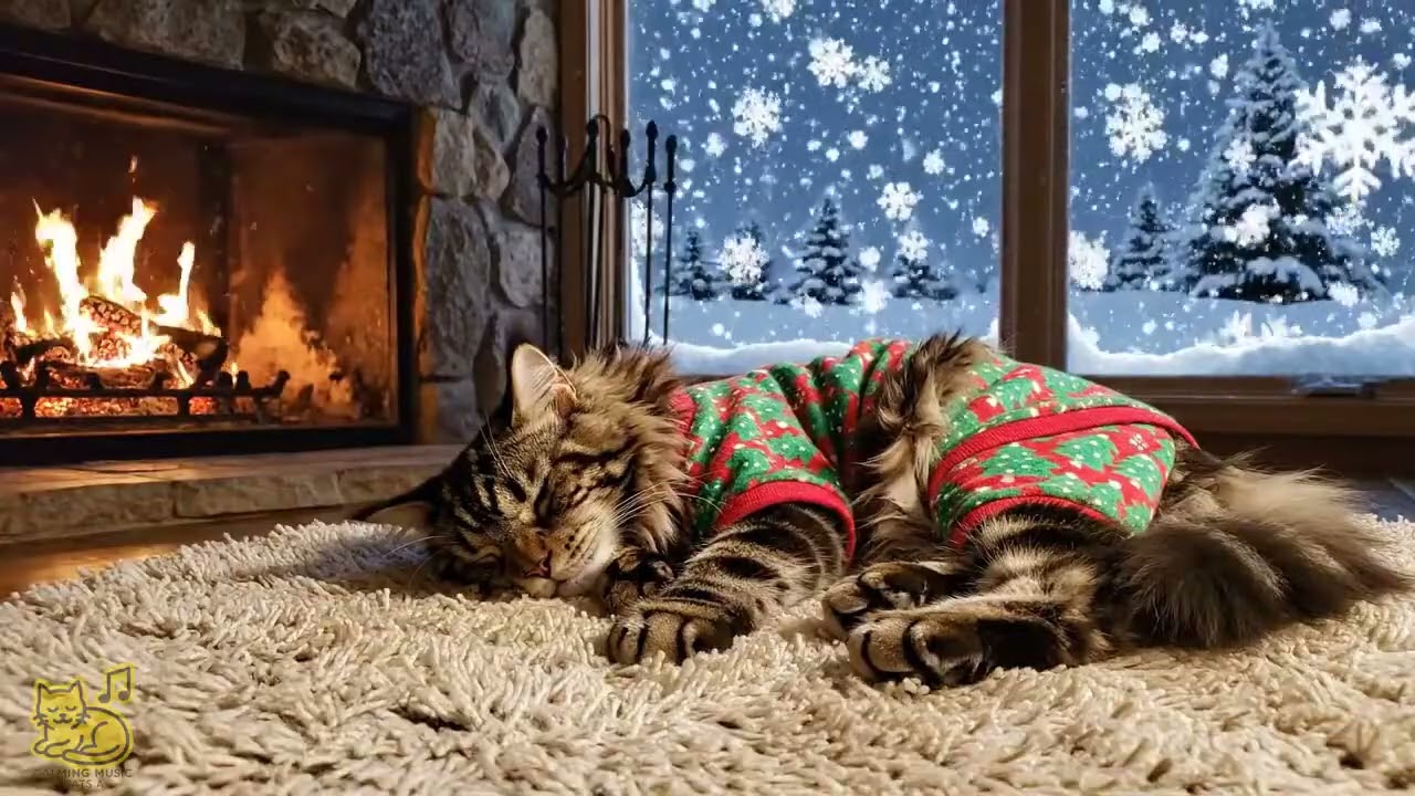 Deep Sleep Music For Cat 🐈 Soothing Sounds Reduce Anxiety & Calms Your Cat and Relaxation 🐾🎵