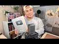 Silver play button  unboxing  peter miles channel