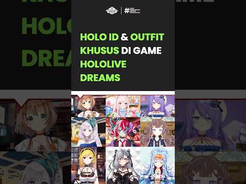 OUTFIT DI HOLOLIVE DREAMS ? #vtuber #virtualyoutuber