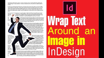 Wrap Text Around an Image Shape & Object in InDesign Tutorial 2020