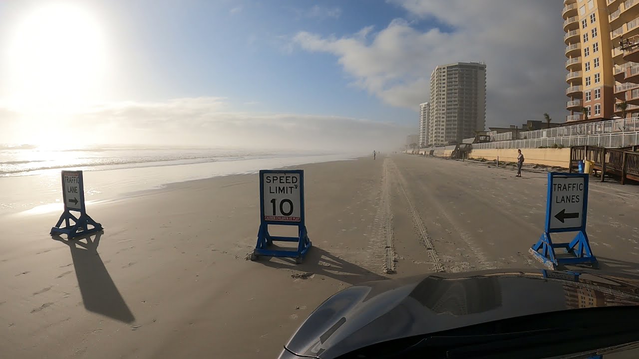 Daytona Beach Driving on The Beach 2021