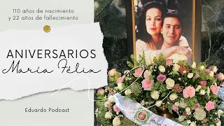 OFRENDAS FLORALES EN LA CRIPTA DE MARÍA FÉLIX DIVA DEL CINE MEXICANO #mariafelix @eduardopodcast