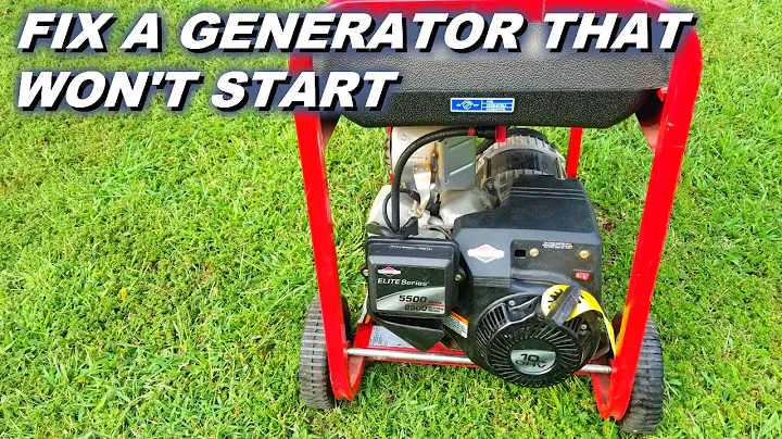 Troubleshoot and Repair Your Briggs and Stratton Generator No Start Issue