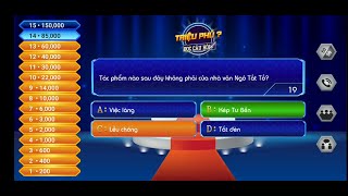 AI LÀ TRIỆU PHÚ GAME | Tập 5 | Lần thứ 2 cán mốc số 14 với câu hỏi về văn học screenshot 4