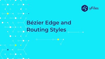 yFiles 2020 - Bézier Edge and Routing Styles