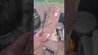 Volcano bush burner charcoal producing stoves part 2