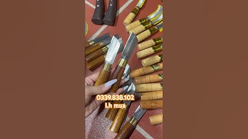 Dao. Ghép rèn thép nhíp