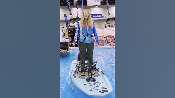 My Hobie Lynx Kayak is so stable!   #strictlysailandkayak #girlgonefishing #hobie