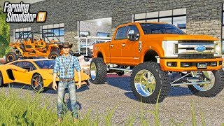 MR. CHOW GETS A PROMOTION AT OLD TOWN REPO! (NEW TRUCK & LAMBO) | FARMING SIMULATOR 2019