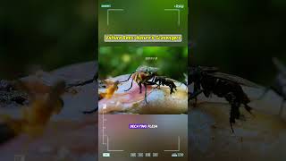 Vulture bee: Nature's scavenger. #shorts #fyp #animals