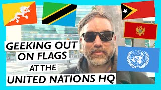 Watching Flags Go Up At The Un Building