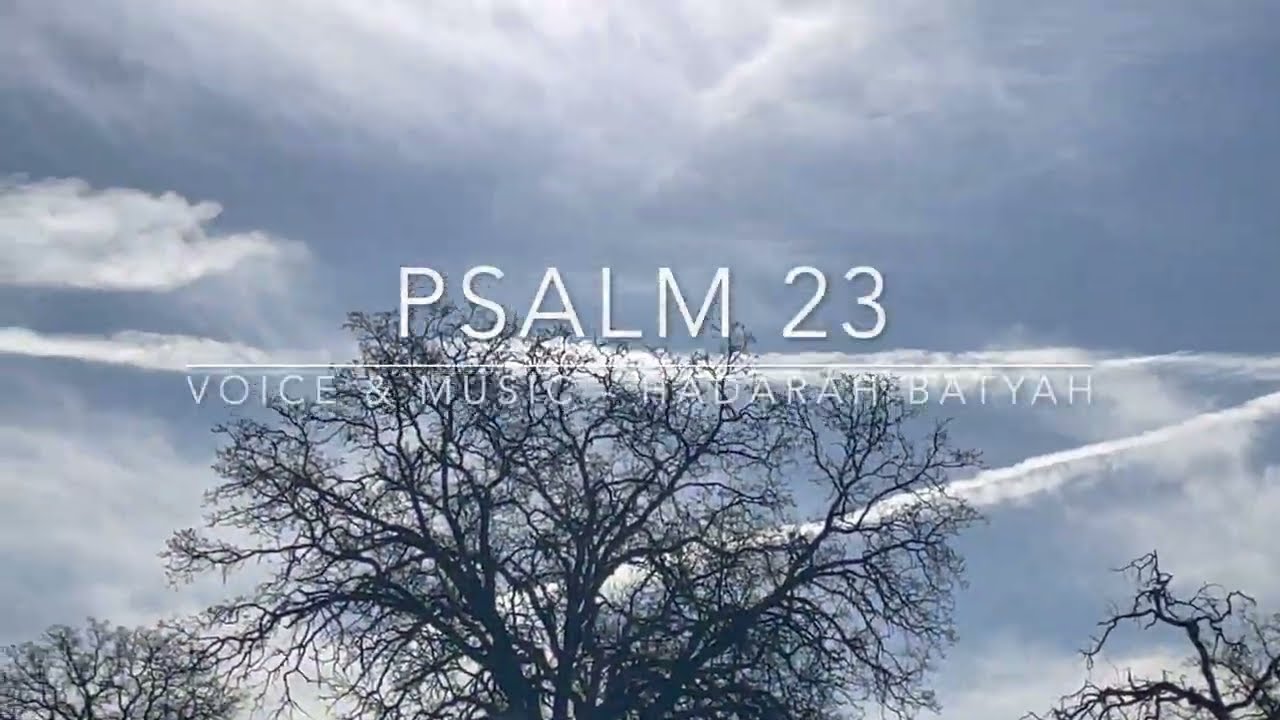 Psalm 23 Scripture Meditation | Soft acoustic guitar | Hadarah BatYah