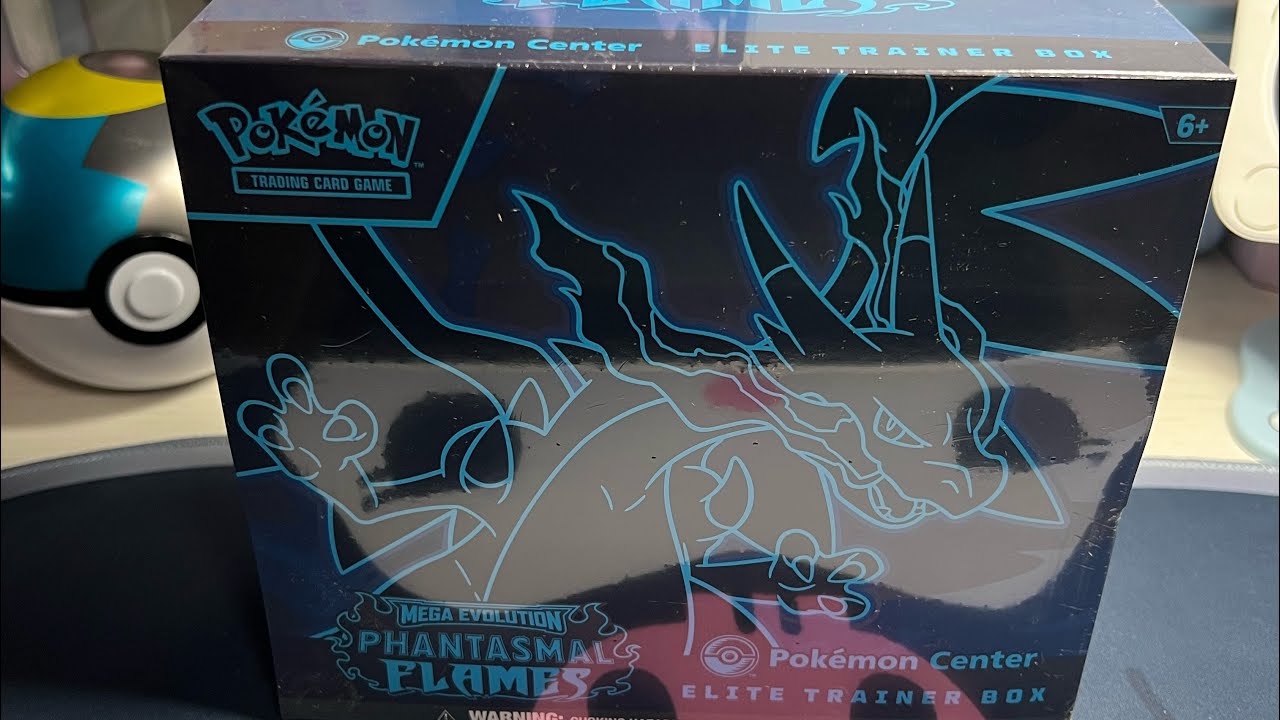 Pokémon Center Phantasmal Flames ETB Unboxing | @KRAPSYK 
