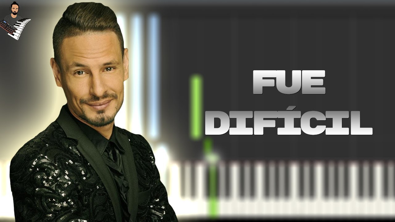 Rodrigo Tapari - Fue Difícil | Instrumental Piano Tutorial / Partitura