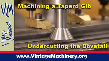 Milling Dovetail Angles on a New Lathe Cross Slide Gib - Monarch Lathe Restoration Part 20