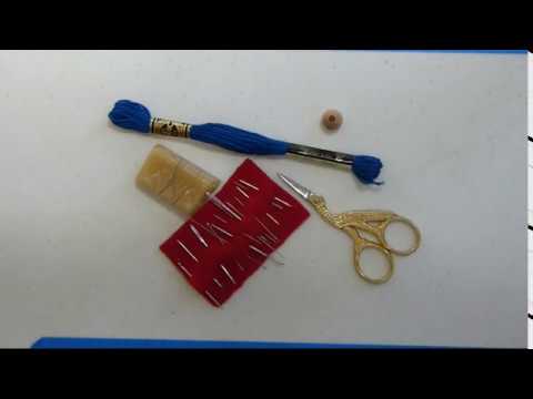 Make a Thread Covered Button - YouTube