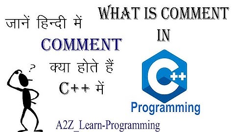 Comments in C++ | Single line Comment | Multi line Comment | What is Comment in C++ | Programming |