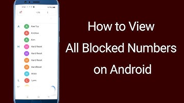 How to View All Blocked Numbers on Android