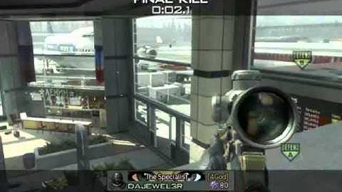 My 1st Trickshot on MW3, 1st game of Terminal