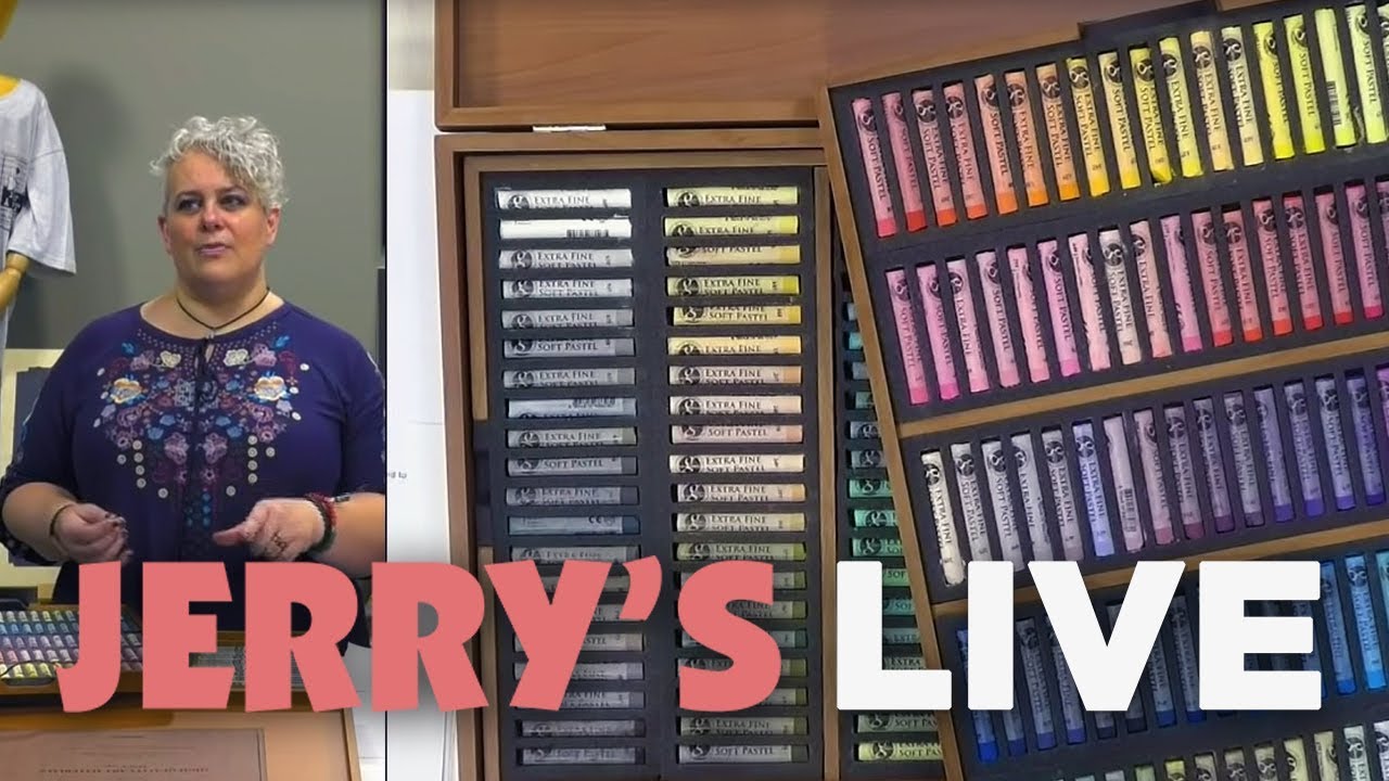 Jerry's LIVE Episode 78 Beginning Pastels Learn Basic Pastel Skills YouTube