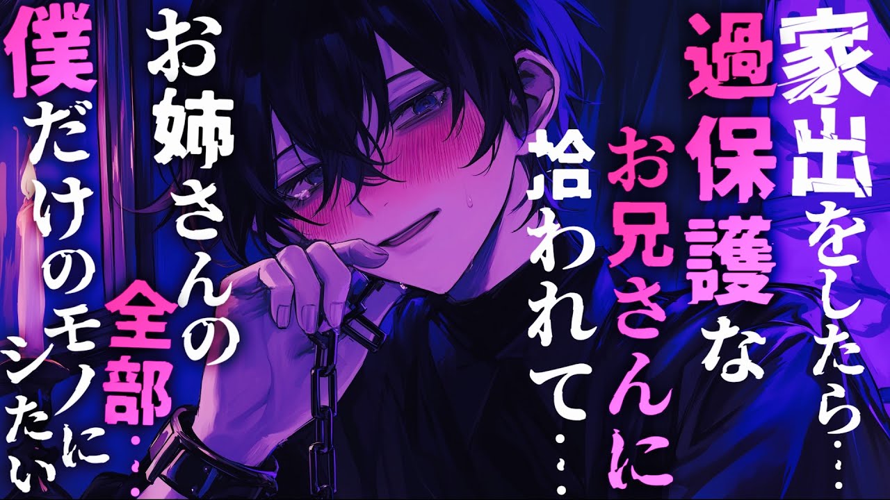 【ヤンデレ/監禁】家出をしたら過保護なお兄さんに拾われて、独占欲たっぷりに可愛がられる話♡【シチュエーションボイス】