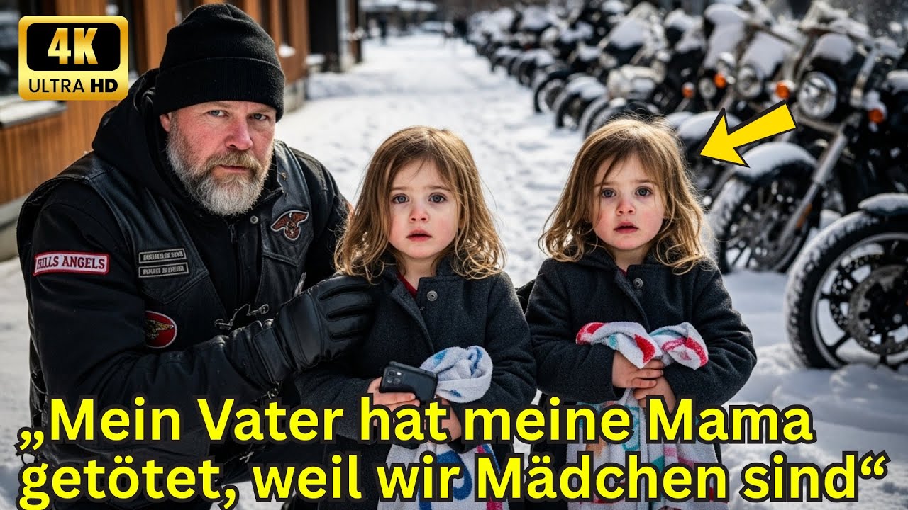 „Mein Vater tötete meine Mama, weil sie Zwillingsmädchen bekam – Hells Angels Onkel, hilf uns!“
