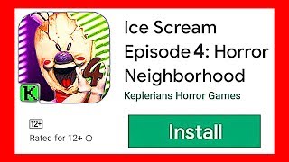 Today I will play a game called ice scream 4 Gameplay