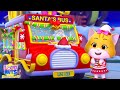 Колеса на рождественском автобусе лучший Xmas песни и мультфильм видео для детей