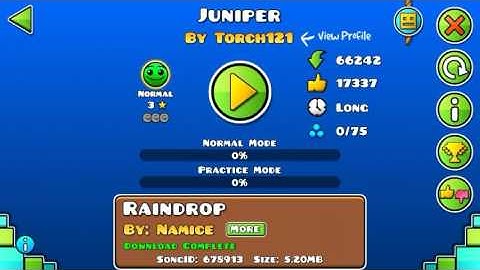 JUNIPER (BY TORCH121) [MAYZORRO GEOMETRY DASH 2.1] ALL COINS =)