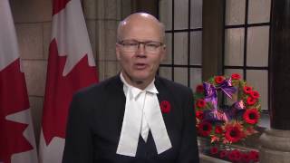 Geoff Regan - Remembrance Day message 2016