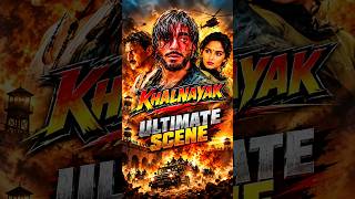 KHALNAYAK: Best action scenes compilation Iconic Action Thriller 💥 #khalnayak #sanjaydutt #shorts