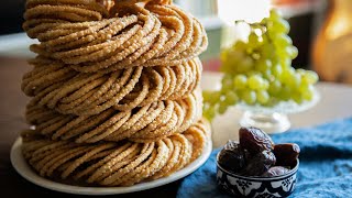 Flower Crown on the Uyghur table_ Sangza ساڭزا Sanza, Uyghur cuisine (داستىخاننىڭ گۈلتاجىسى _ساڭزا )