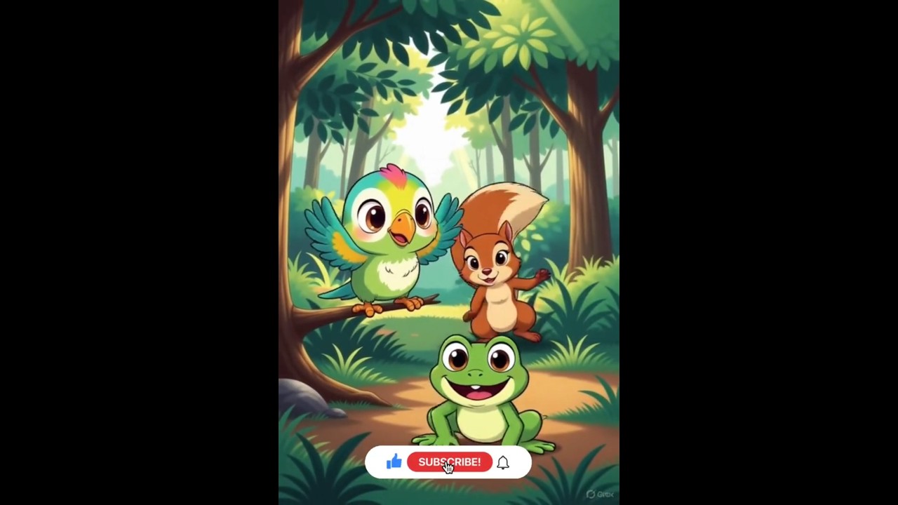 Parrot & Friends | Kids Song 🎵| Funny Cartoon Story for Children 