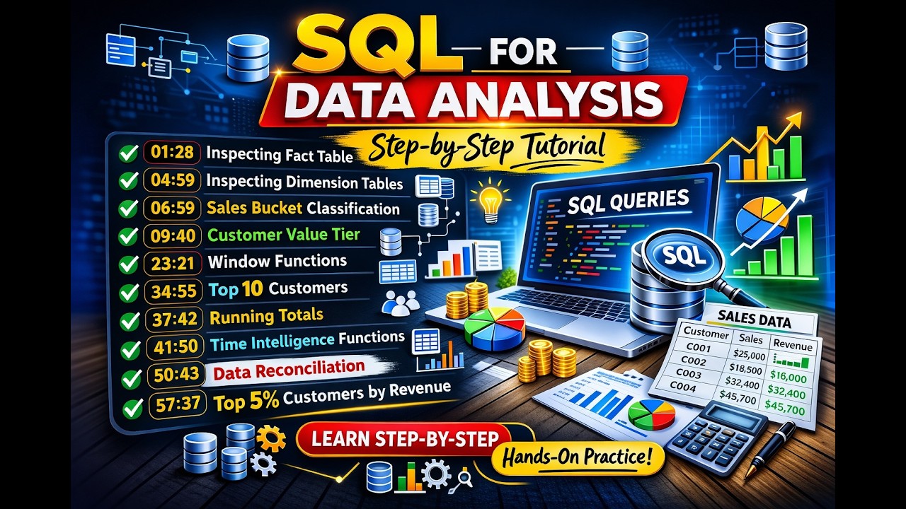 SQL for Data Analysis | Step-by-Step Tutorial