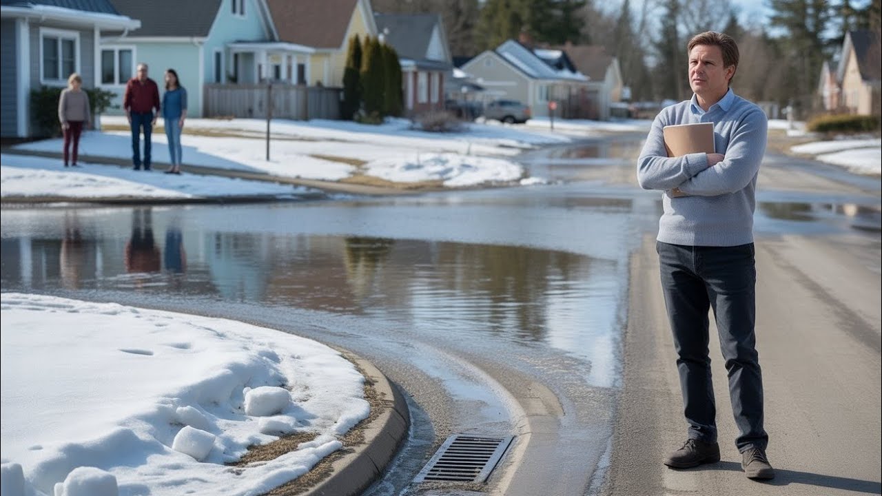 HOA Filled My Drain With Snow — Now 85 Neighborhood Homes Flooded