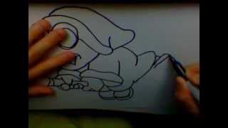 How to draw Kamek