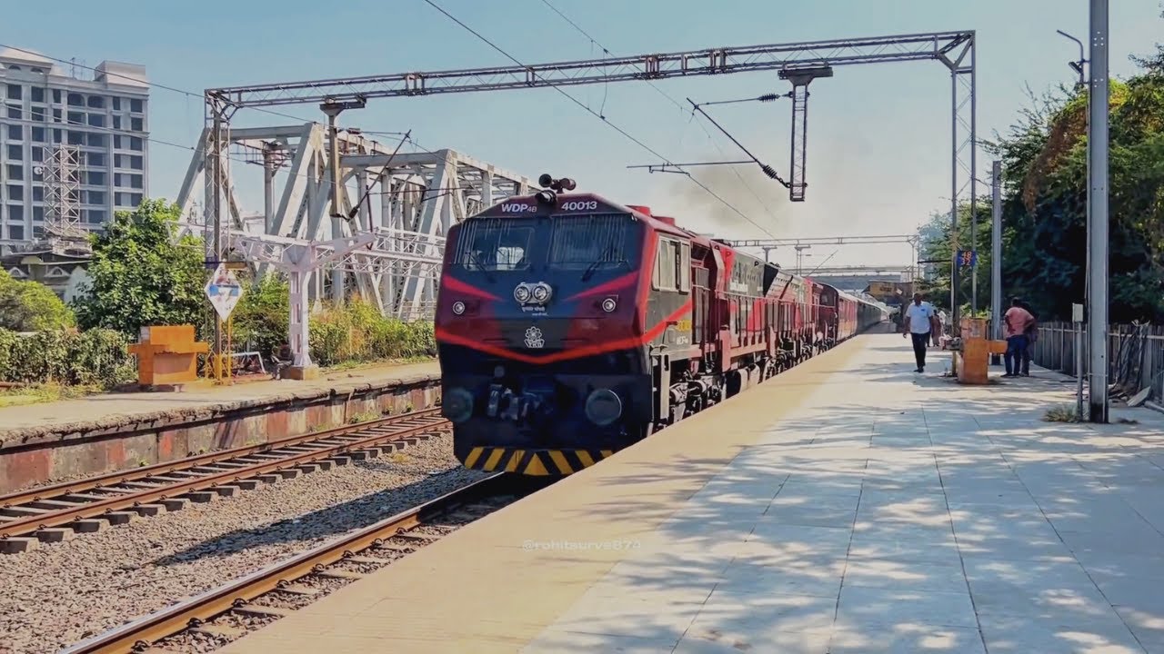 TKD WDP-4B Twins hauling 00240 Maharajas' Express (Heritage of India) | Indian Railways