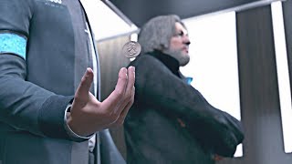 Detroit: Become Human - Hank Tries to Match Connor's Coin Tricks