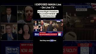 MAGA Lies EXPOSED on Live TV - Human Rights Violations in ICE Detention