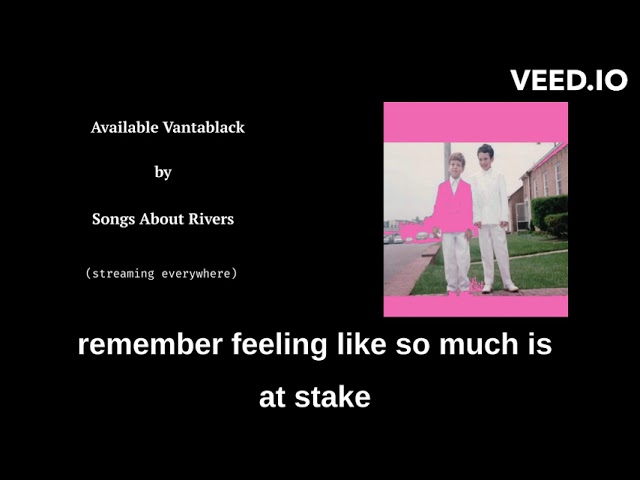 在 YouTube 上观看 Available Vantablack - Songs About Rivers