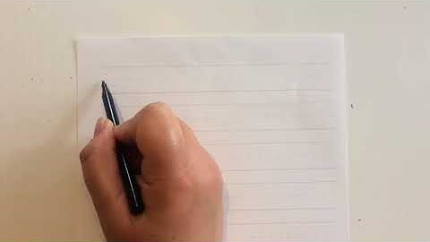 Handwriting - ZigZag Letters