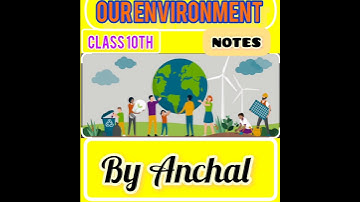 Handwritten Notes of Our Environment || Notes + PYQs || Class 10 CBSE || NCERT COVERED || #shorts