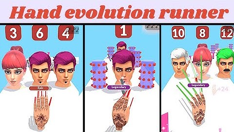 Hand Evolution Runner Latest update Android Max level walkthrough gameplay😇😁 High score