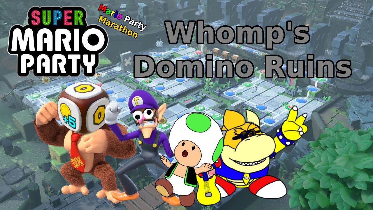 Mario Party but with 0 IQ CPUS (Whomp's Domino Ruins Mario Party Marathon)