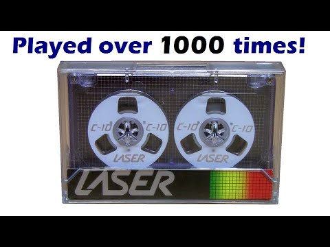Playing a cassette tape over ONE THOUSAND times!