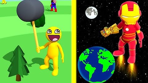 Smashers.io ALL LEVELS! MAX LEVEL SUPER CHARACTER EVOLUTION! 100.00% MAP CONTROL! 9999+ Level Weapon