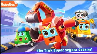 Truk tim Super || Membangun Rell kreta api