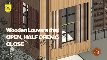 TUTORIAL | WOODEN LOUVERS IN REVIT
