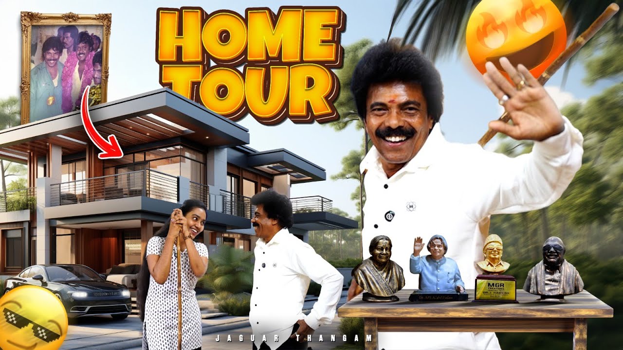 MGR தான் எனக்கு இந்த வீட்டை கட்டி கொடுத்தார் - Jaguar Thangam Home Tour | Take 1